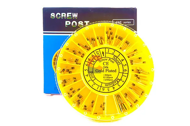 Dowel Post Gold Plated 120pieces/box