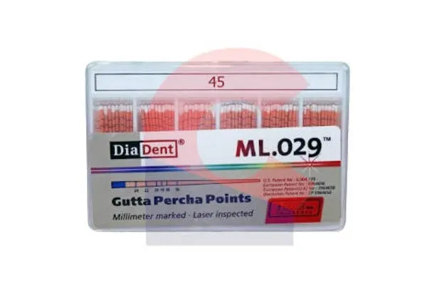 Diadent Gutta Percha with Scale #45
