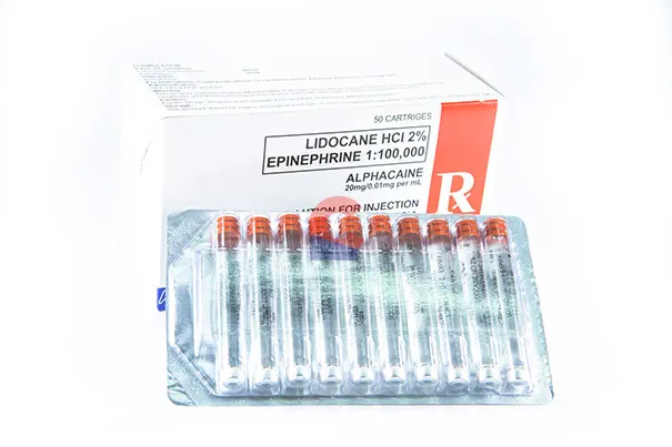 Alphacaine Lidocaine Anesthesia- 50pcs/box