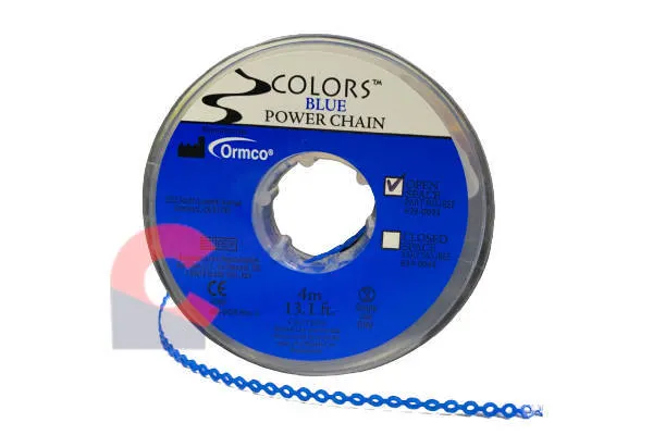 Ormco Power Chain Open Blue