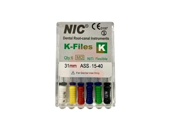 NIC NiTi K-File #15-40 L31