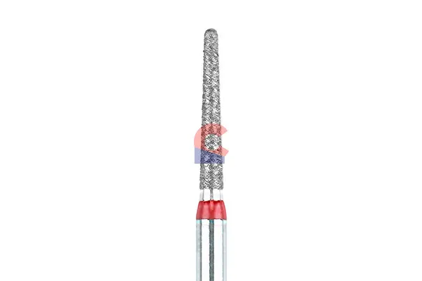 Dentex Diamond Burs #F321- Round End Taper Fine