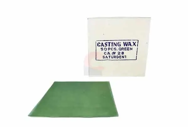 Casting Wax G28 Green – 50pcs/box