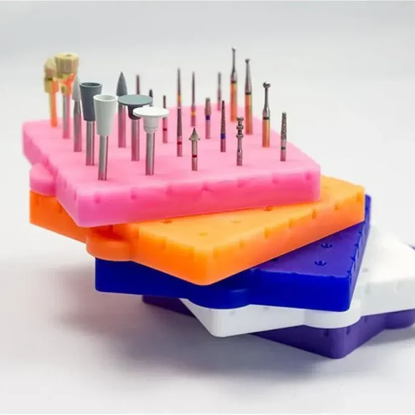 BurButler™ Autoclavable Dental Bur Organizer with Silicone Base