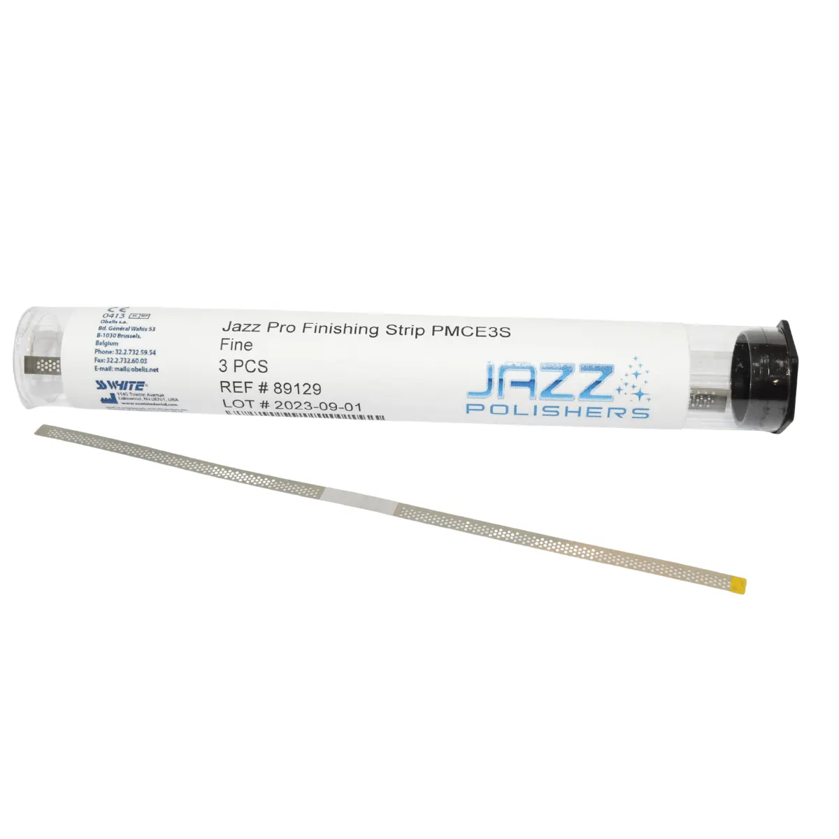 JAZZ FINISHING STRIP PORCELAIN-METAL-COMPOSITE PMCE3S FINE 4x150mm – 3 PACK