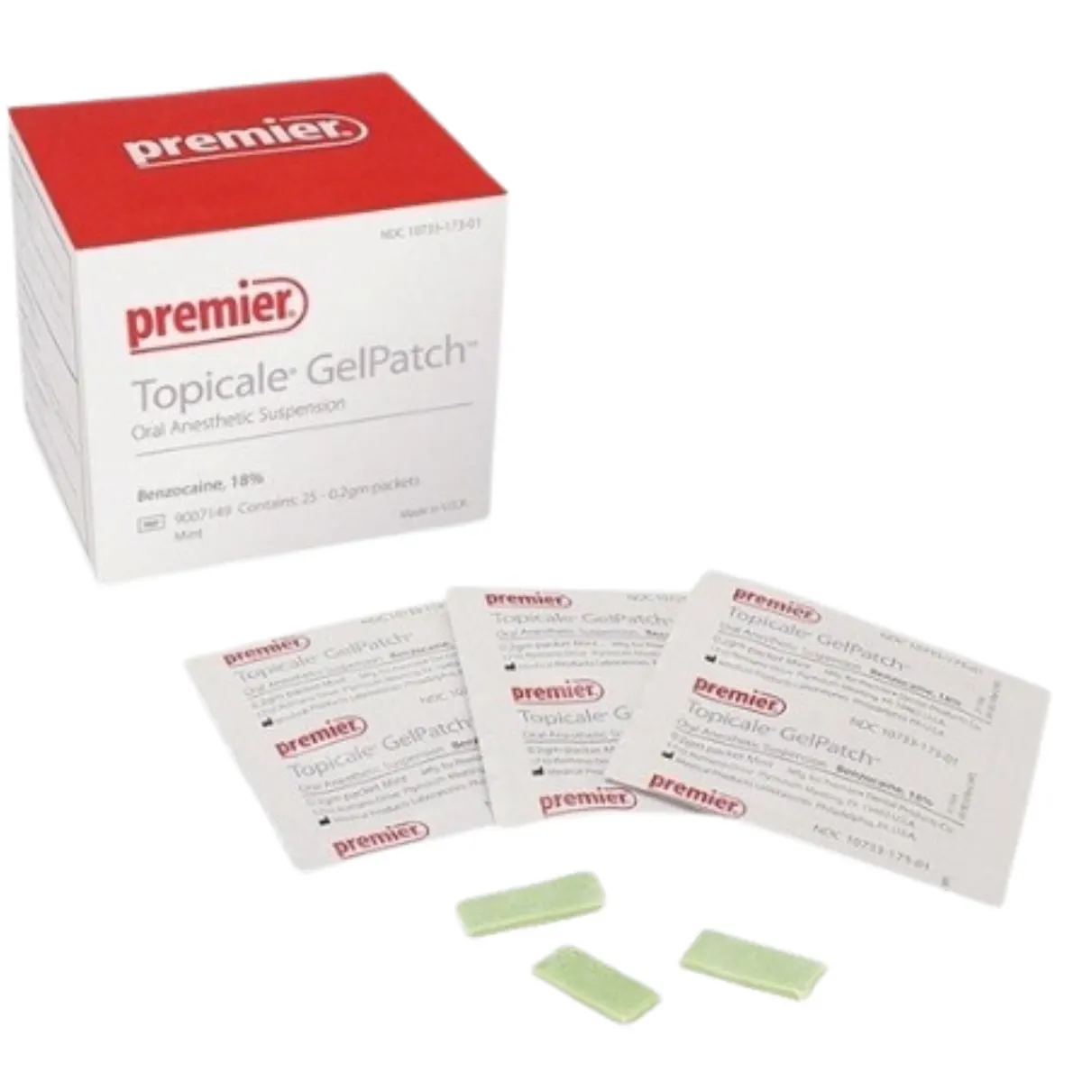 Topicale gel Patch Oral Anesthetic Suspension Mint