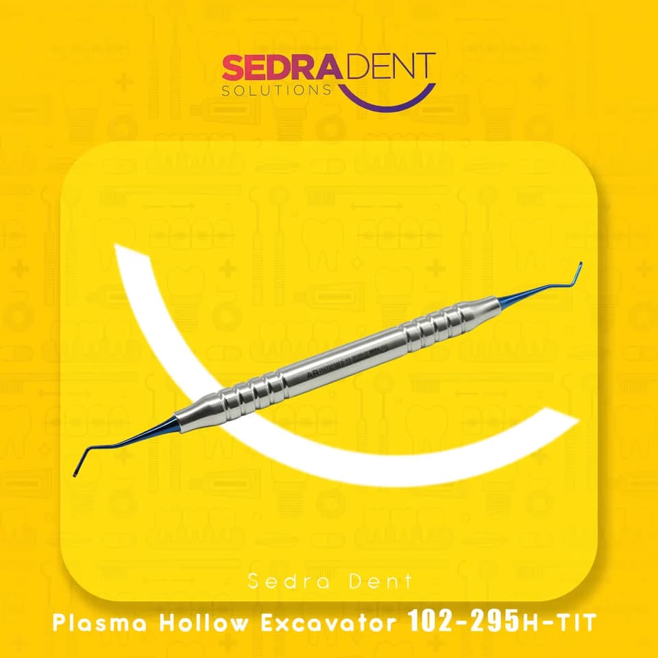 Spoon Excavator 1.0 Plasma Coated Hollow Handle 10 mm