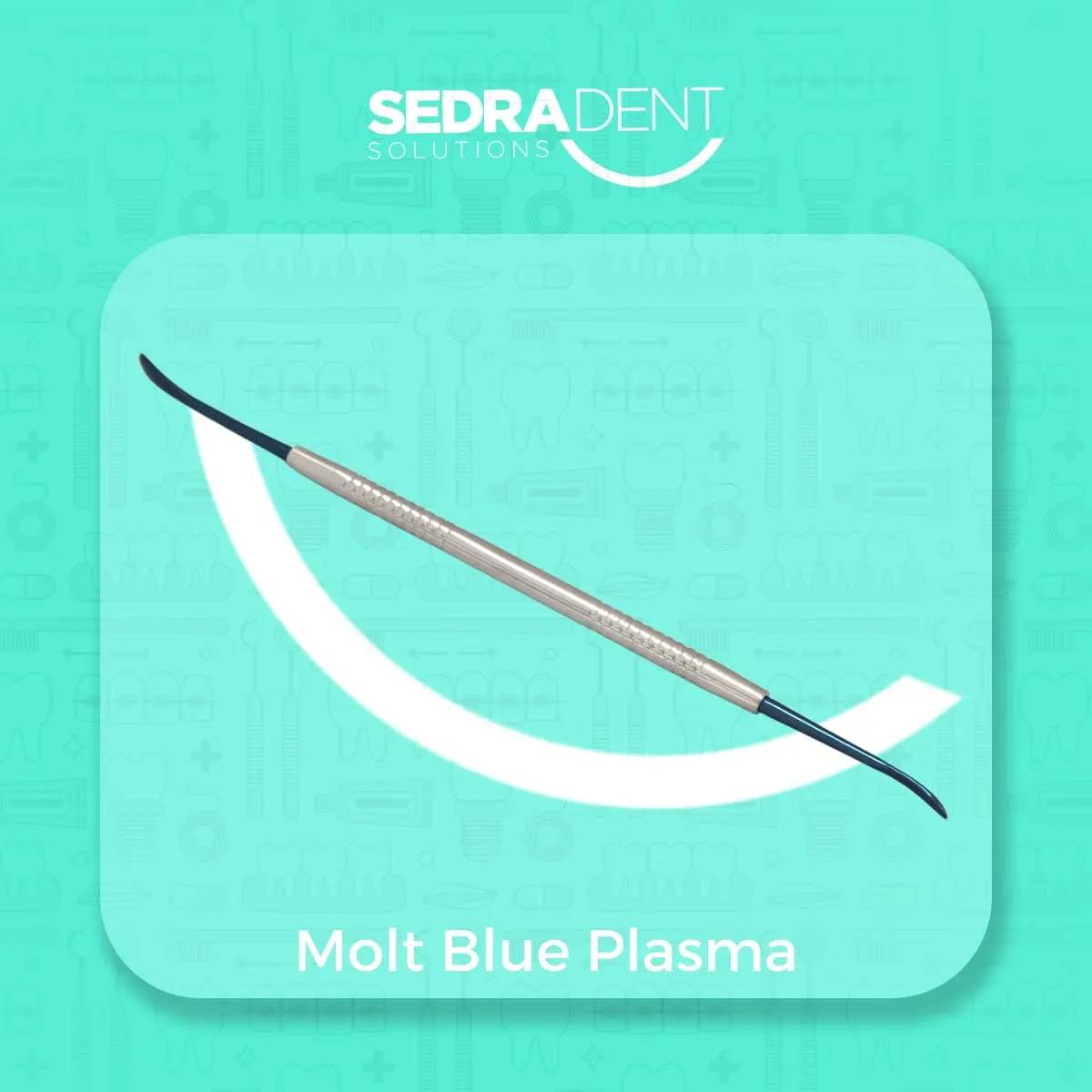Mucoperiosteal elevator MOLT blue plasma