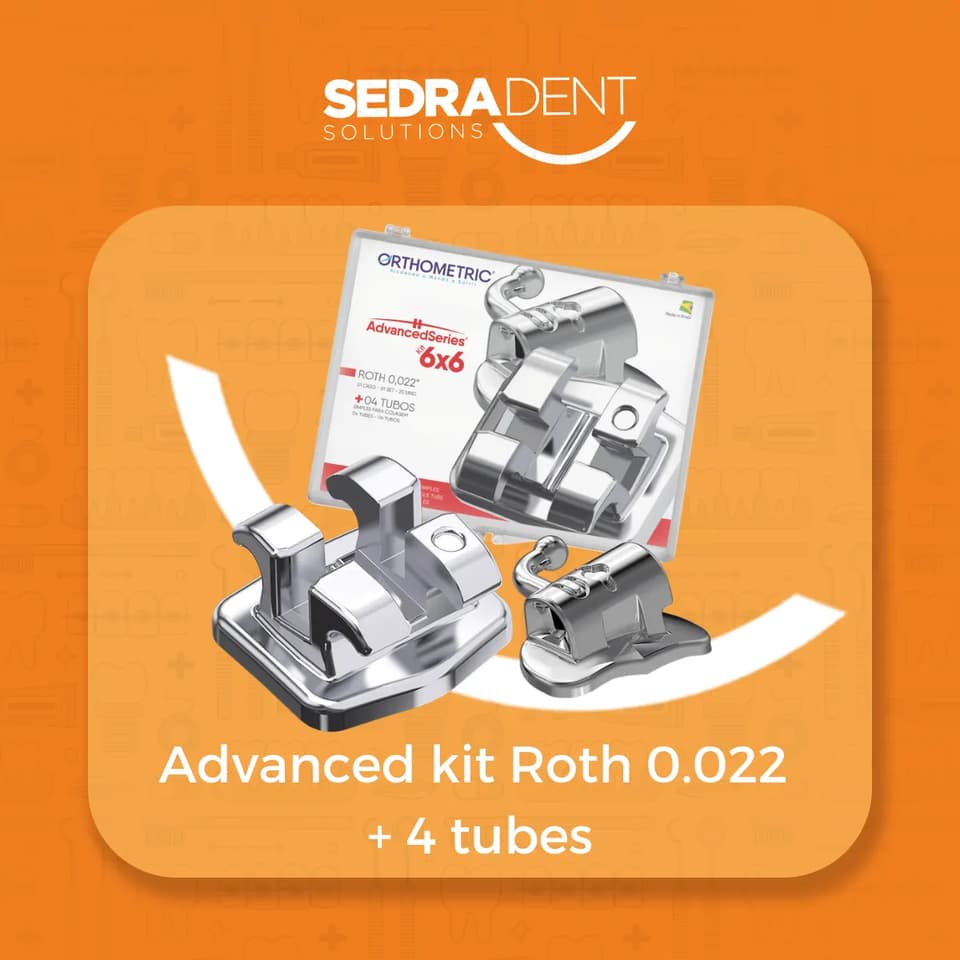 Advanced series Mini Metal Brackets ROTH + 6 Tube