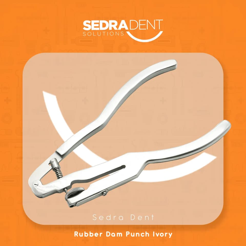 Rubber dam punch ivory