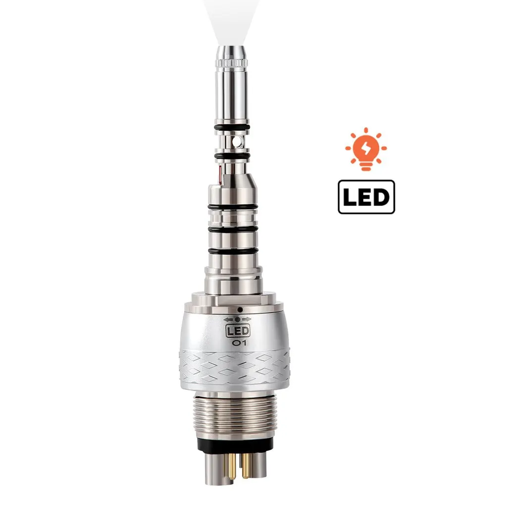COXO CX207-G High Speed Air Turbine Handpiece Fiber-optic 6-hole Quick Coupler
