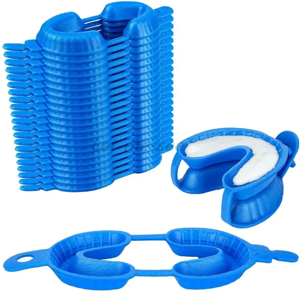 Fluoride foam tray blue large p/k 50