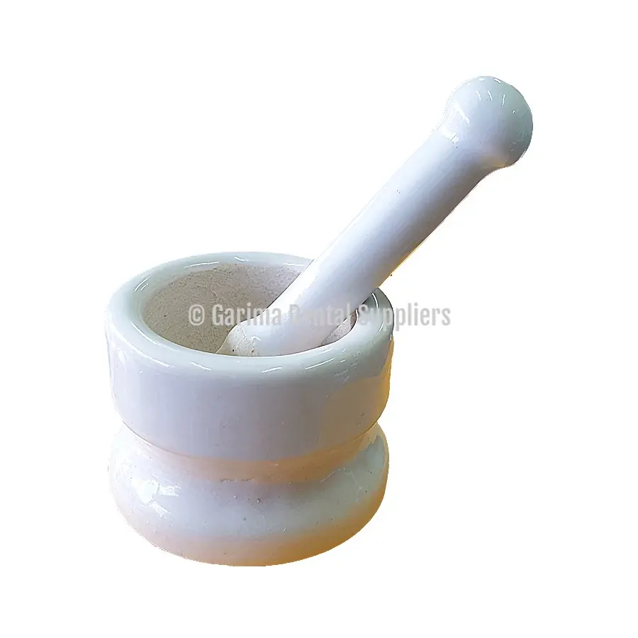 Indian Mortar & Pestle – Porcelain Set