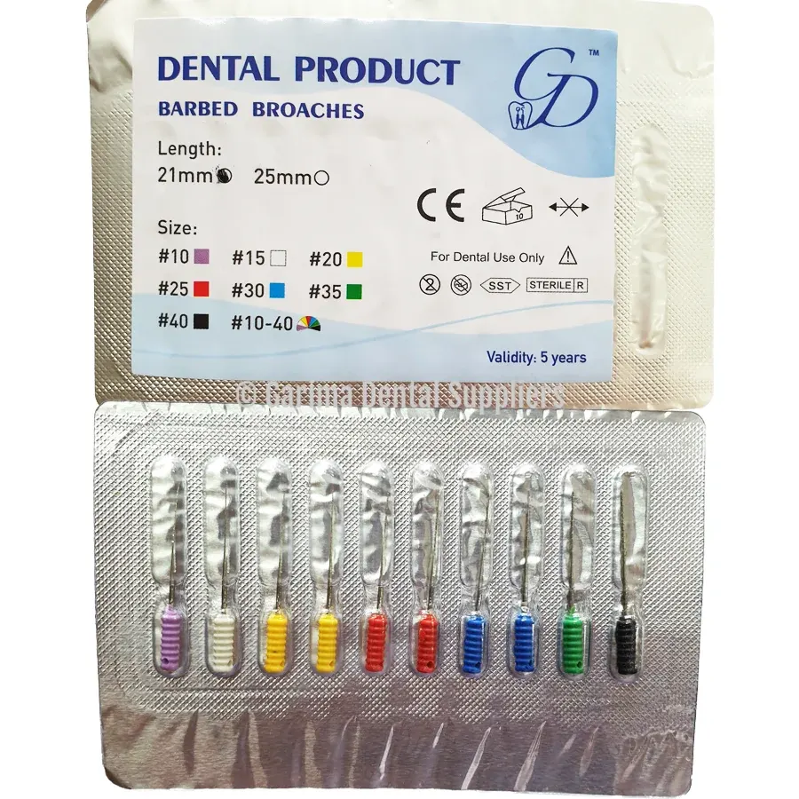 GDS Barbed Broaches 21mm #10~40