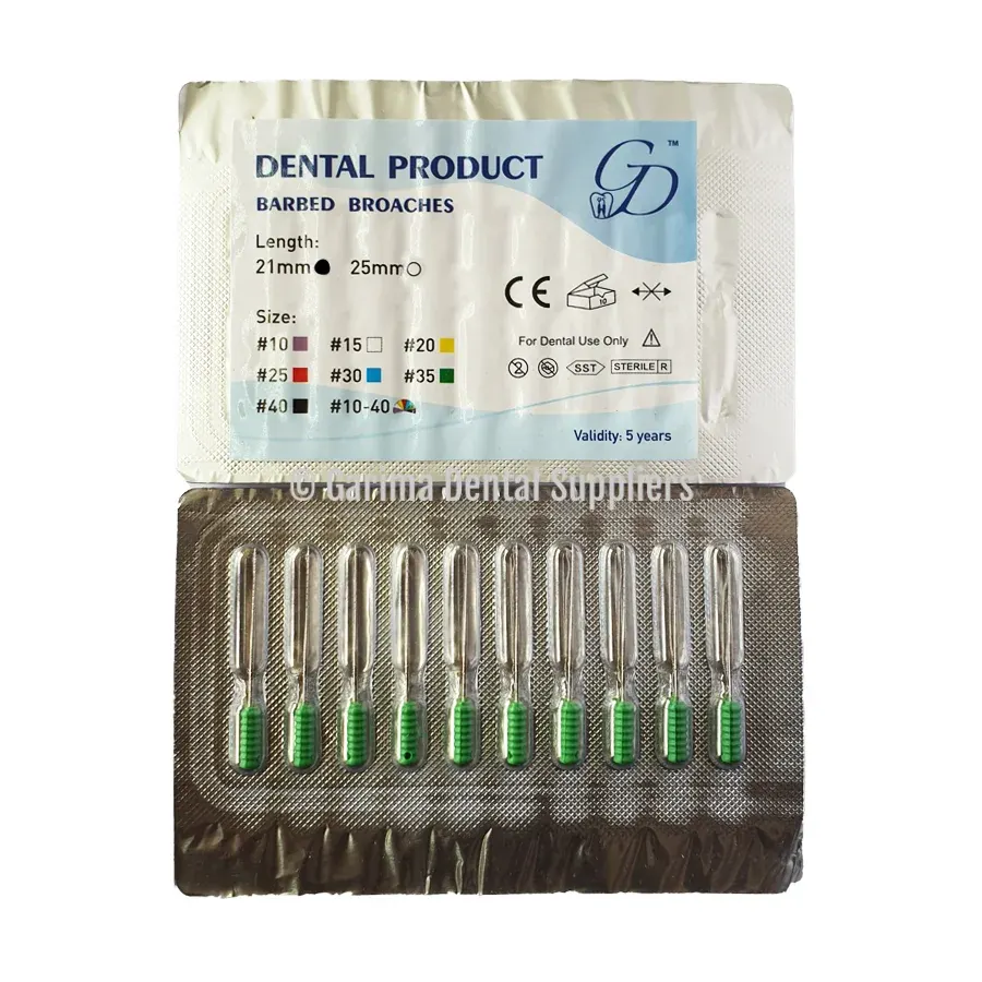 GDS Barbed Broaches 21mm #35