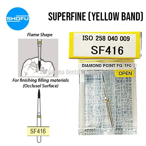 Shofu Diamond Burs FG – Special Super Fine #SF416