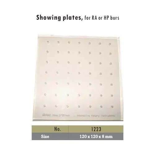 Dian Fong Showing Plate For HP Burs