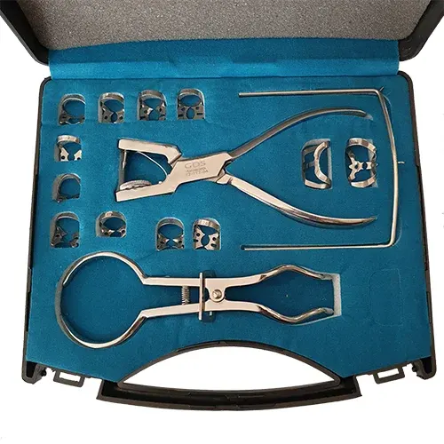 Ace Kit – Rubber Dam Kit w/ 11 Clamps & Metal Frame