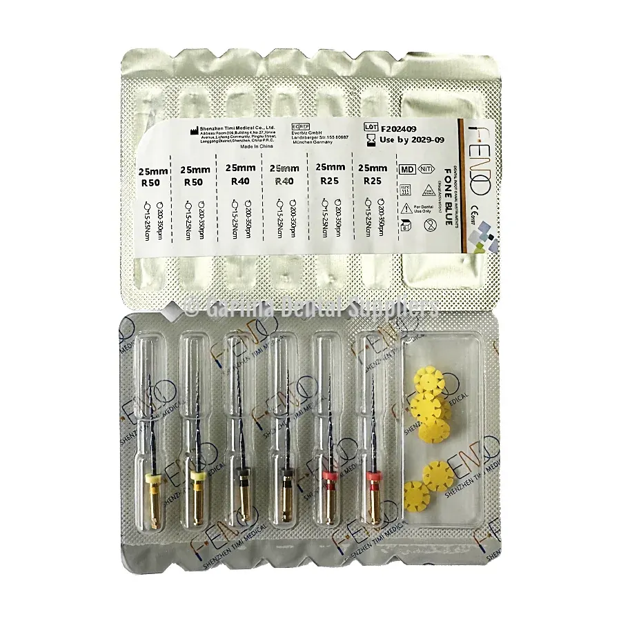 F-Endo Rotary Files – F ONE BLUE 25mm #Asst