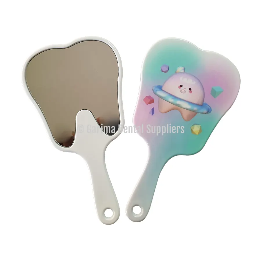 Unique Tooth Shape Mirror w/Decoration