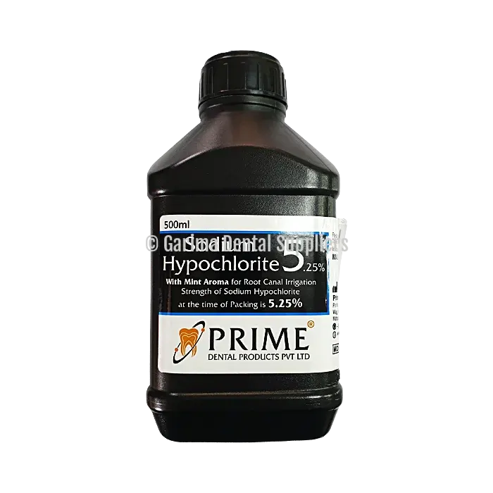 Prime Dental Sodium Hypochlorite 5.25% – 500ml