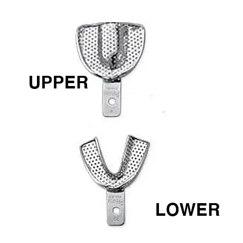 Ace Impression Tray – Dentulous Perforated – Lower