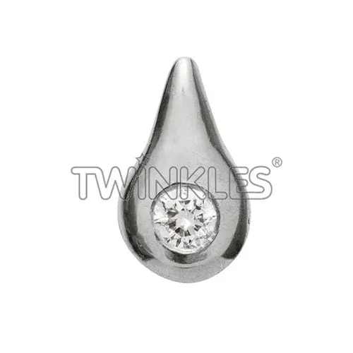 Twinkles Droplet w. Diamond White Gold