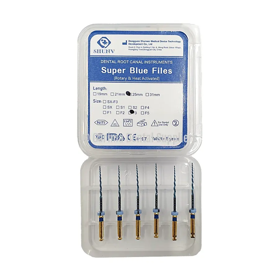 GDS Shunv Rotary Files Super Blue – 25mm #F3