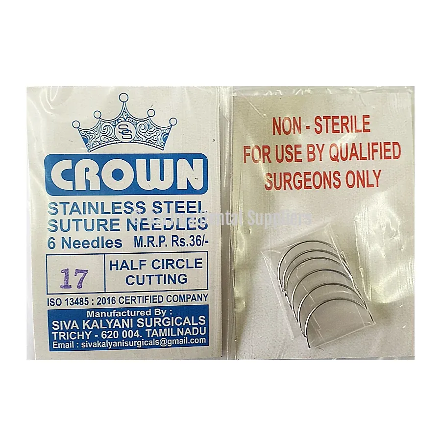 Indian Suture Needle Half Circle – #17
