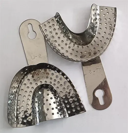 Indian Impression Tray Dentulous Perforated