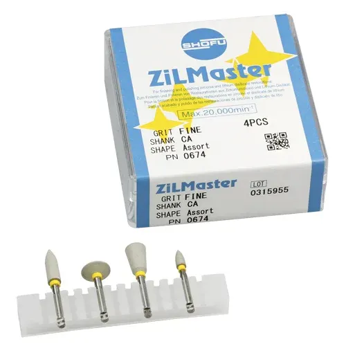Shofu Zilmaster CA Assorted – 4pcs/pkt – Fine