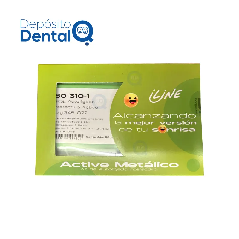 Brackets Autoligado Interactivo iLine Roth 22 Borgatta