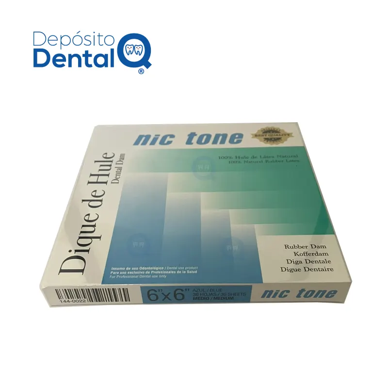 Diques de Hule Nic Tone 6×6″ MDC Dental