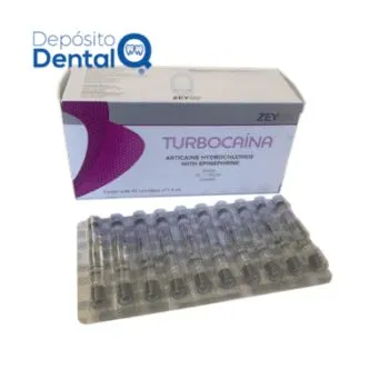 Turbocaína Articaína 4% con Epirefrina Zeyco