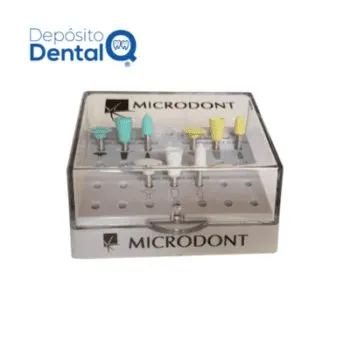 Kit de 9 Pulidores para Resina Microdont