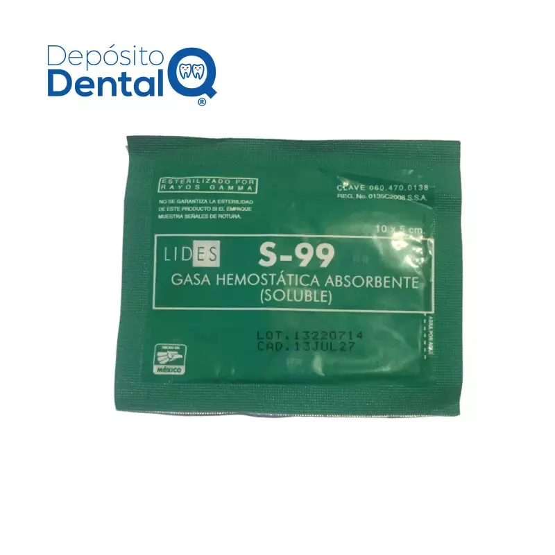 Gasa hemostática absorbente S-99 Lides