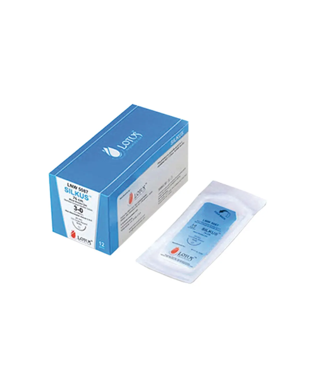 Fils de suture en soie : LOTUS