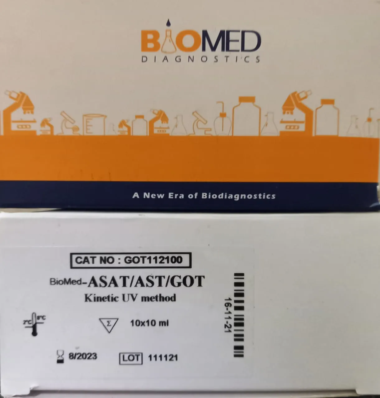 Biomed – GOT (ASAT/AST/GOT) (10×10 ml)