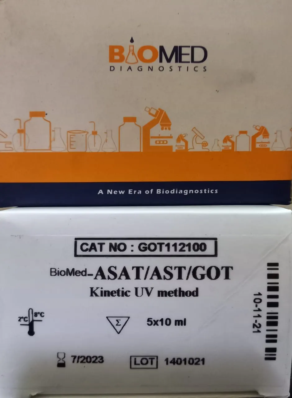 Biomed – GOT (ASAT/AST/GOT) (5×10 ml)