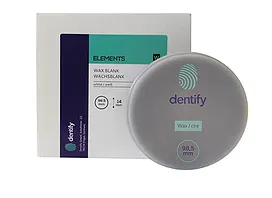 Dentify Wax blank ZZ 95mm grey